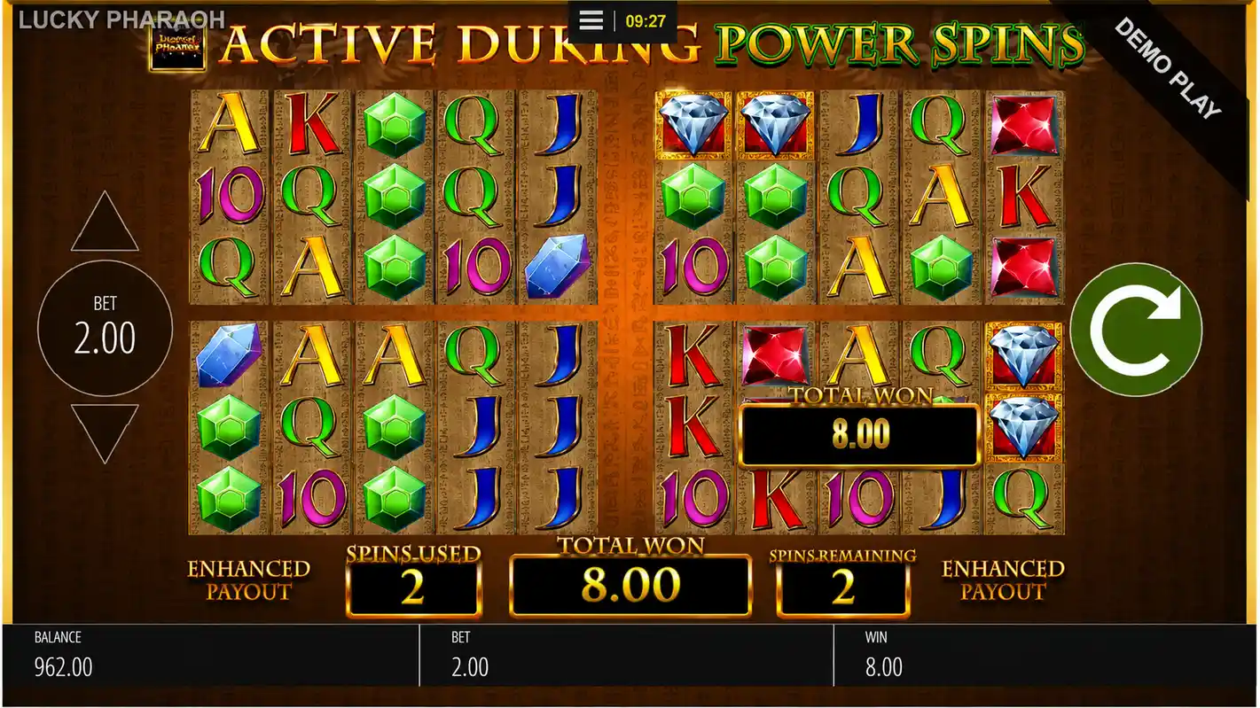 Lucky Pharaoh Demo – Gratis spielen ohne Anmeldung